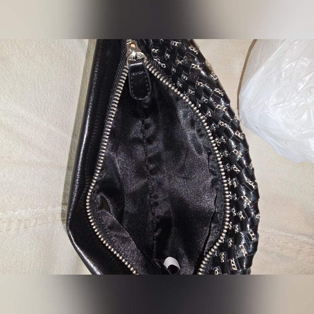 CC Skye black hand bag, black clutch - Picture 7 of 8
